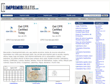 Tablet Screenshot of paraimprimirgratis.com